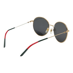 グッチ アジアンフィット サングラス GG0395SK-001 ゴールド ブラック プラスチック メッキ レディース GUCCI 【中古】