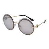 ブルガリ アイウェア グラデーション サングラス 6149-B 2014-7A ゴールド パープル ブラック プラスチック レディース BVLGARI 【中古】