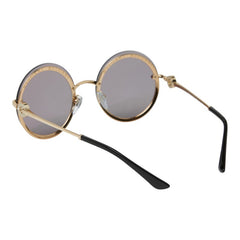 ブルガリ アイウェア グラデーション サングラス 6149-B 2014-7A ゴールド パープル ブラック プラスチック レディース BVLGARI 【中古】