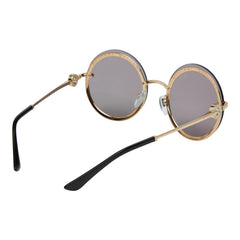 ブルガリ アイウェア グラデーション サングラス 6149-B 2014-7A ゴールド パープル ブラック プラスチック レディース BVLGARI 【中古】