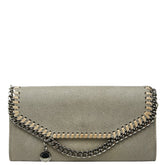 ファラベラ 長財布 グレー ポリエステル メタル レディース 【中古】