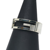 グッチ ブランデットG リング 指輪 #25 032661 SV925 シルバー レディース GUCCI 【中古】