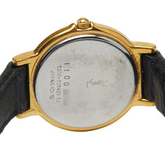 イヴ サンローラン ベルト(社外品) 腕時計 2200-228481 クオーツ ゴールド文字盤 ステンレススチール メッキ レディース YVES SAINT LAURENT 【中古】