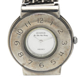 セイコー アベニュー 腕時計 2P20-0590 クオーツ ホワイト文字盤 ステンレススチール レディース SEIKO 【中古】