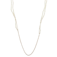 アガット ネックレス K10YG イエローゴールド パール レディース agete 【中古】