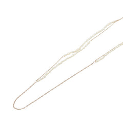 アガット ネックレス K10YG イエローゴールド パール レディース agete 【中古】