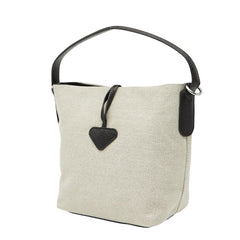 ロンシャン ロゾ LONGCHAMP ハンドバッグ ショルダーバッグ 2WAY 10159 ベージュ ブラック キャンバス レザー レディース Longchamp 【中古】