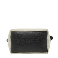 ロンシャン ロゾ LONGCHAMP ハンドバッグ ショルダーバッグ 2WAY 10159 ベージュ ブラック キャンバス レザー レディース Longchamp 【中古】