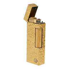 ダンヒル ライター ガスライター ローラー式 着火確認済み ゴールド メッキ メンズ Dunhill 【中古】