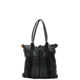 エルメス キャラバンヴェルティカルGM トートバッグ ショルダーバッグ 2WAY ブラック ヴォーデルマ キャンバス レディース HERMES 【中古】