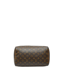 ルイ ヴィトン モノグラム スピーディ30 ハンドバッグ ミニボストンバッグ M41108 ブラウン PVC レザー レディース LOUIS VUITTON 【中古】