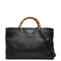 グッチ バンブー ハンドバッグ ショルダーバッグ 2WAY 323658 ベージュ ブラウン マルチ レザー レディース GUCCI 【中古】