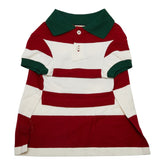 グッチ ボーダー ストロベリー ドッグウェア ペット服 サイズ:M 695744 ホワイト マルチカラー コットン レディース GUCCI 【中古】