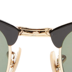 レイバン クラブマスター サングラス RB3716 ブラック ゴールド プラスチック メンズ Ray-Ban 【中古】