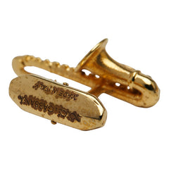 ドルチェアンドガッバーナ トランペット カフス ゴールド メッキ レディース DOLCE&GABBANA 【中古】