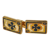 ドルチェアンドガッバーナ トランプ クローバー モチーフ カフス ゴールド メッキ レディース DOLCE&GABBANA 【中古】