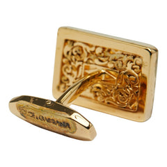 ドルチェアンドガッバーナ トランプ クローバー モチーフ カフス ゴールド メッキ レディース DOLCE&GABBANA 【中古】