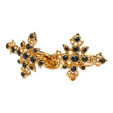 ドルチェアンドガッバーナ ラインストーン カフス ゴールド メッキ レディース DOLCE&GABBANA 【中古】