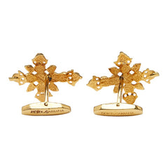 ドルチェアンドガッバーナ ラインストーン カフス ゴールド メッキ レディース DOLCE&GABBANA 【中古】