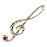 ドルチェアンドガッバーナ ト音記号 ブローチ ゴールド メッキ レディース DOLCE&GABBANA 【中古】