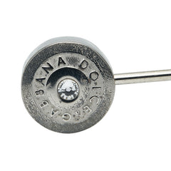 ドルチェアンドガッバーナ ラインストーン ブローチ シルバー ブルー SV925 シルバー レディース DOLCE&GABBANA 【中古】