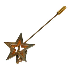 ドルチェアンドガッバーナ スター ラインストーン ブローチ ゴールド メッキ レディース DOLCE&GABBANA 【中古】