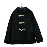 バレンシアガ ダッフルコート サイズ:44 ブラック ウール ナイロン メンズ BALENCIAGA 【中古】