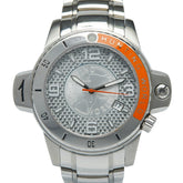 ハンティングワールド コンパスウォッチ 腕時計 HW-901 クオーツ シルバー文字盤 ステンレススチール メンズ HUNTING WORLD 【中古】