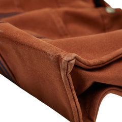 エルメス フールトゥ トートMM トートバッグ ブラウン ネイビー キャンバス レディース HERMES 【中古】