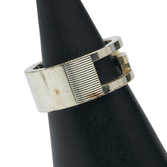 グッチ ブランデッドG リング 指輪 #9 SV925 シルバー レディース GUCCI 【中古】