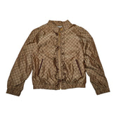 グッチ GGナイロン トラックジャケット ウインドブレーカー サイズ:6 ベージュ ナイロン ポリエステル キッズ GUCCI 【中古】