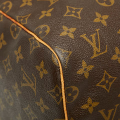 ルイ ヴィトン モノグラム キーポル55 ボストンバッグ トラベルバッグ M41424 ブラウン PVC レザー レディース LOUIS VUITTON 【中古】
