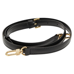 ルイ ヴィトン ショルダーストラップ ブラック ゴールド レザー メッキ レディース LOUIS VUITTON 【中古】