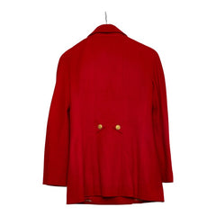 シャネル ココマークボタン ジャケット ダブル サイズ:38 P08267V05008 レッド カシミヤ レディース CHANEL 【中古】