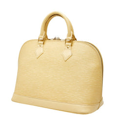 ルイ ヴィトン エピ アルマ ハンドバッグ M5214A ヴァニラ イエロー レザー レディース LOUIS VUITTON 【中古】