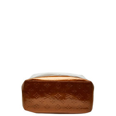 ルイ ヴィトン モノグラム ヴェルニ リードMM トートバッグ M91143 ブロンズ ブラウン パテントレザー レディース LOUIS VUITTON 【中古】