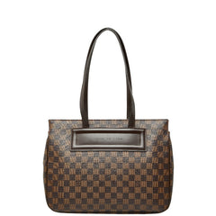 ルイ ヴィトン ダミエ パリオリPM ハンドバッグ トートバッグ N51123 ブラウン PVC レザー レディース LOUIS VUITTON 【中古】