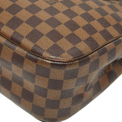 ルイ ヴィトン ダミエ パリオリPM ハンドバッグ トートバッグ N51123 ブラウン PVC レザー レディース LOUIS VUITTON 【中古】