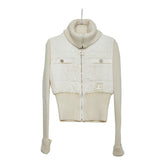 シャネル スポーツライン ココマーク ブルゾン ジップアップ サイズ:36 P16401W02679 アイボリー ウール レディース CHANEL 【中古】