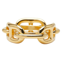 エルメス シェーヌダンクル スカーフリング ゴールド メッキ レディース HERMES 【中古】