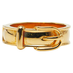 エルメス ブックル セリエ ベルト モチーフ スカーフリング ゴールド メッキ レディース HERMES 【中古】