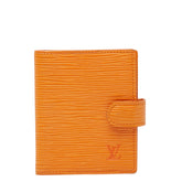 ルイ ヴィトン エピ アジェンダ ミニ 手帳カバー R2007H マンダリン オレンジ レザー レディース LOUIS VUITTON 【中古】