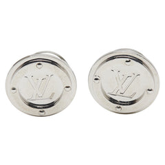 ルイ ヴィトン カフリンク LV サークル カフス カフリンクス M68100 シルバー メタル メンズ LOUIS VUITTON 【中古】
