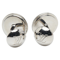 ルイ ヴィトン カフリンク LV サークル カフス カフリンクス M68100 シルバー メタル メンズ LOUIS VUITTON 【中古】