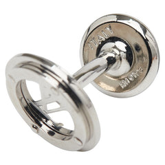 ルイ ヴィトン カフリンク LV サークル カフス カフリンクス M68100 シルバー メタル メンズ LOUIS VUITTON 【中古】