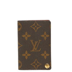 ルイ ヴィトン モノグラム ポルトカルト クレディ プレッシオン カードケース M60937 ブラウン PVC レザー レディース LOUIS VUITTON 【中古】