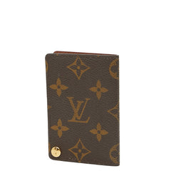 ルイ ヴィトン モノグラム ポルトカルト クレディ プレッシオン カードケース M60937 ブラウン PVC レザー レディース LOUIS VUITTON 【中古】