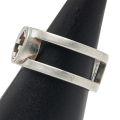 グッチ インターロッキングG リング 指輪 #11 SV925 シルバー レディース GUCCI 【中古】