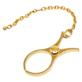 エルメス フィルー グローブホルダー ゴールド メッキ レディース HERMES 【中古】