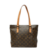 ルイ ヴィトン モノグラム カバピアノ ハンドバッグ トートバッグ M51148 ブラウン PVC レザー レディース LOUIS VUITTON 【中古】